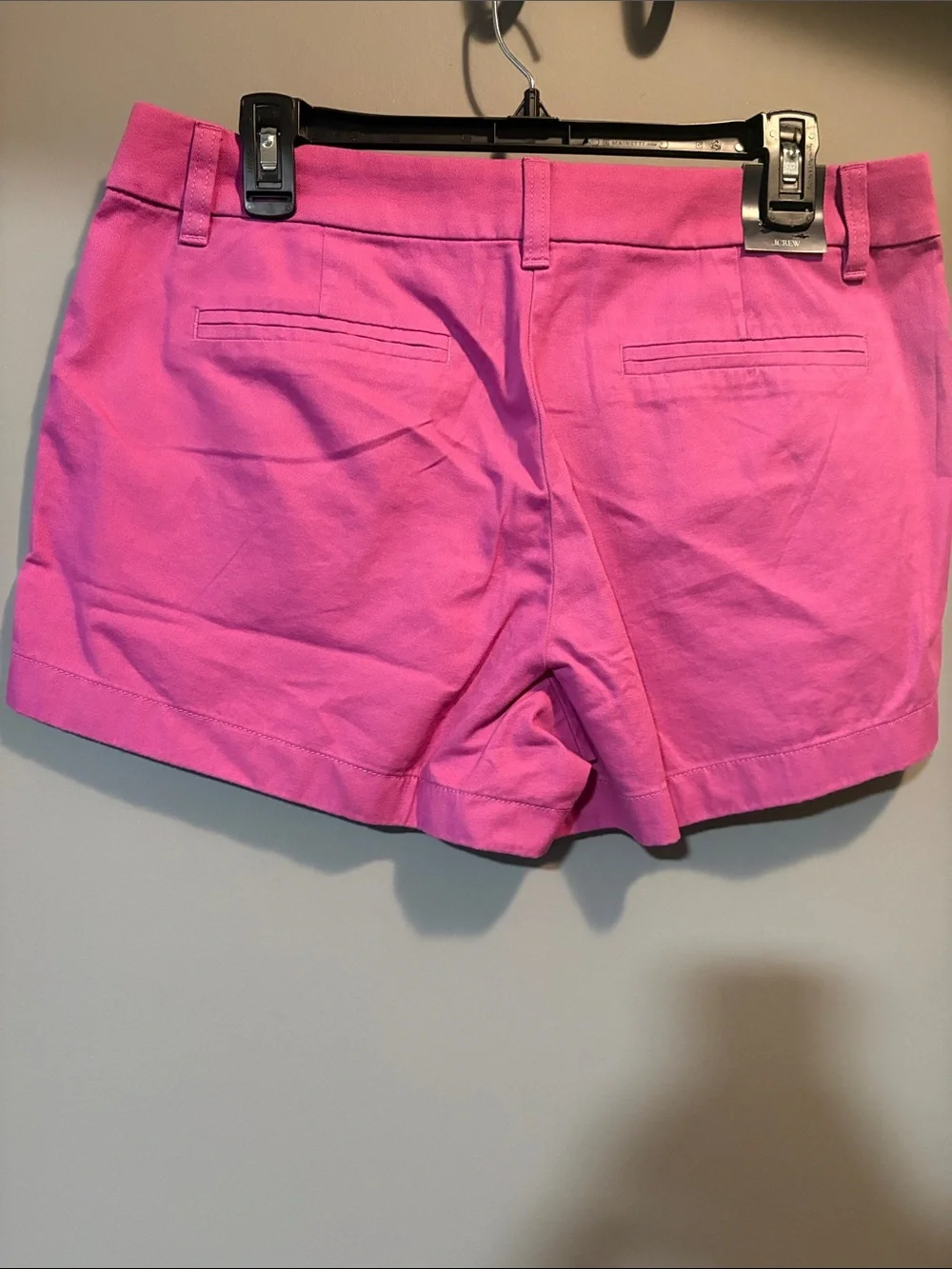 J. Crew Bright Pink Women's Chino Bermuda Shorts